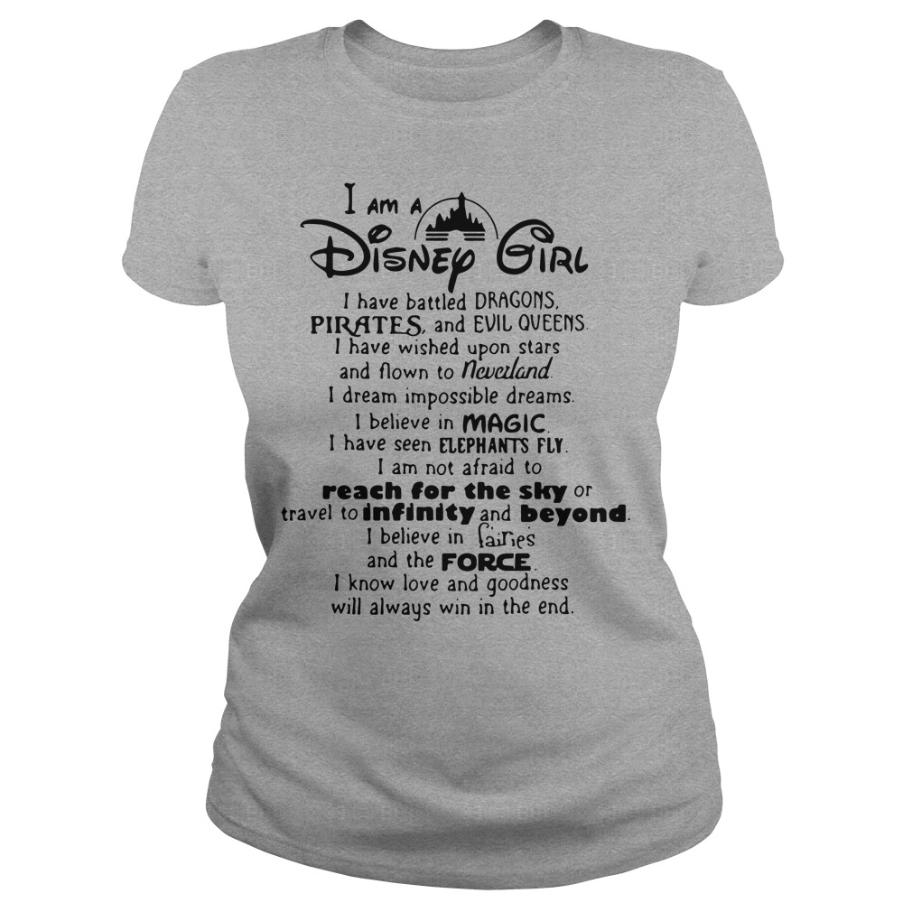 i am a disney girl shirt