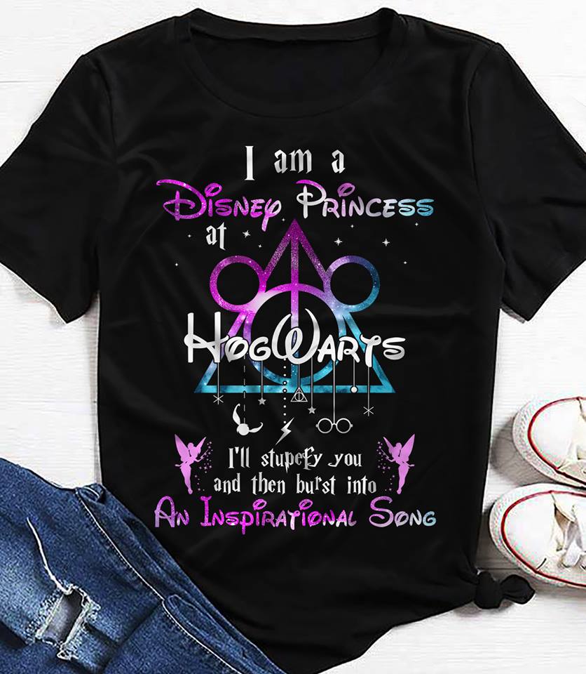 Disney princess store hogwarts shirt