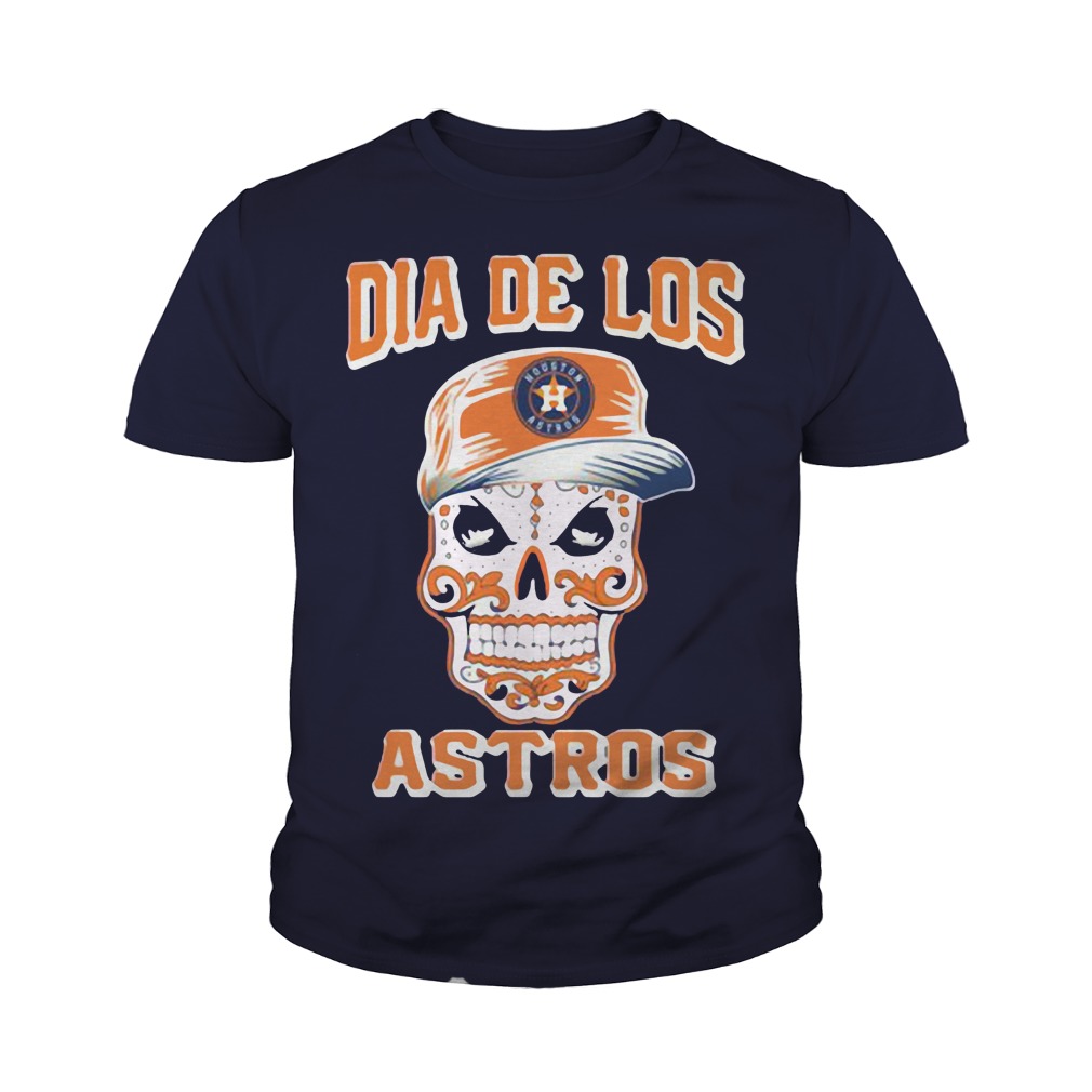 Houston Astros Skull Dia De Los Astros shirt, hoodie, sweater, long sleeve  and tank top