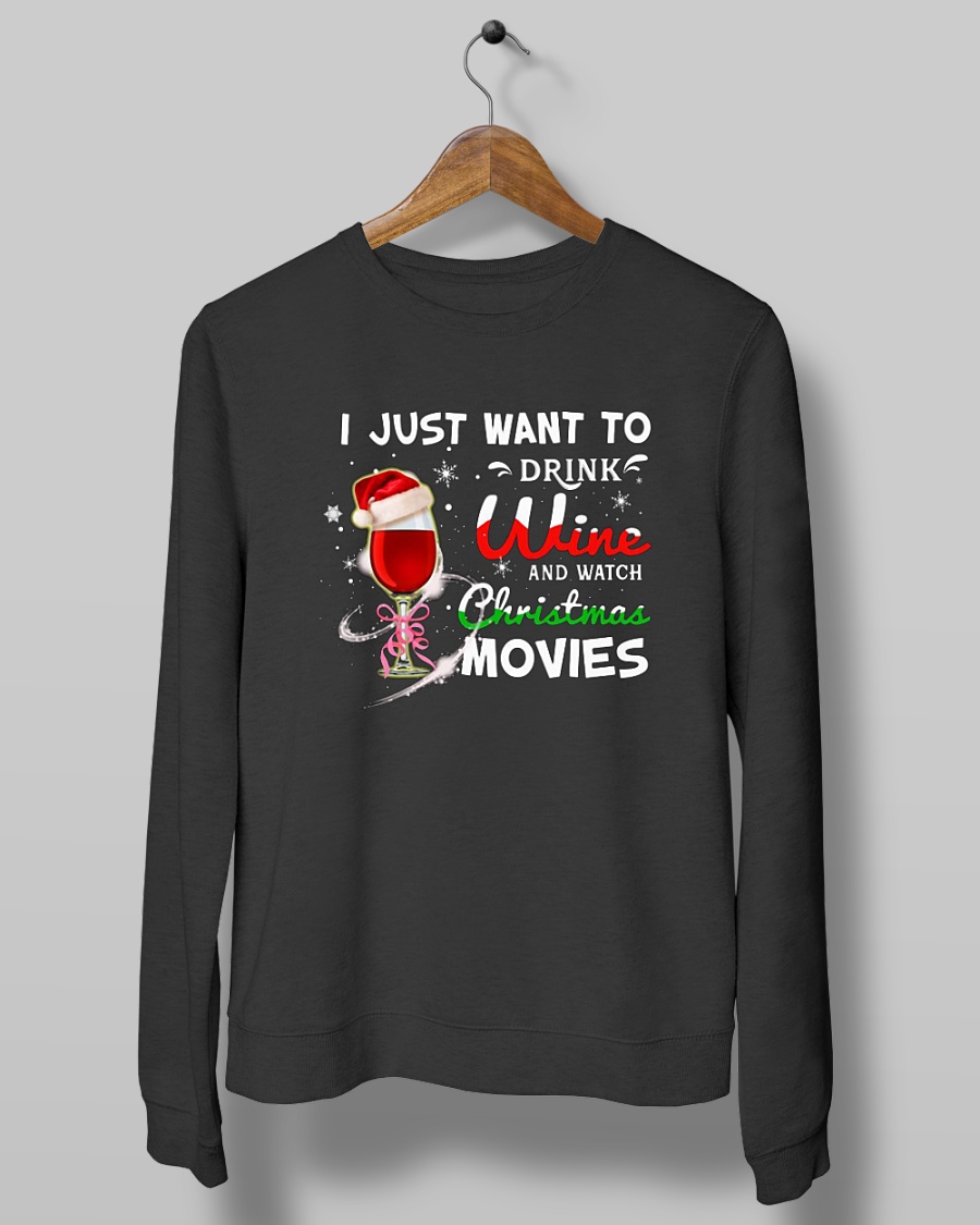 hallmark movie and wine shirt