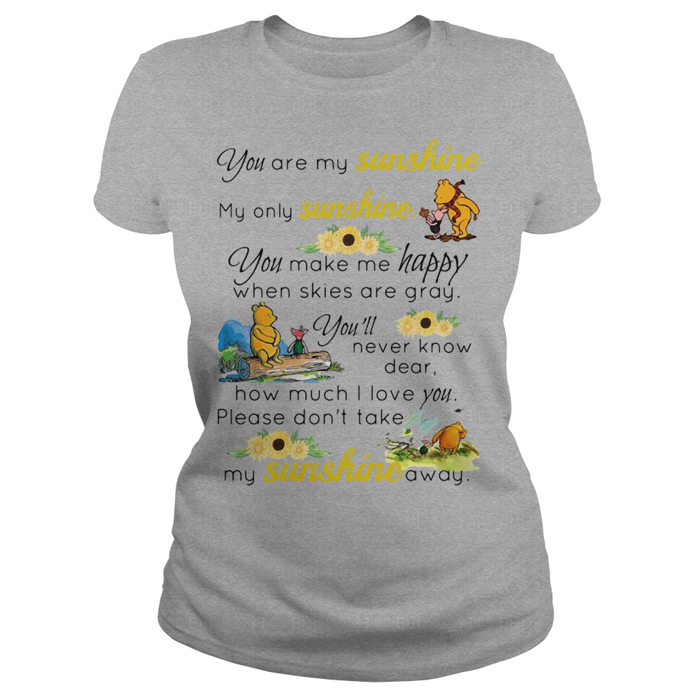 winnie the pooh you are my sunshine shirt