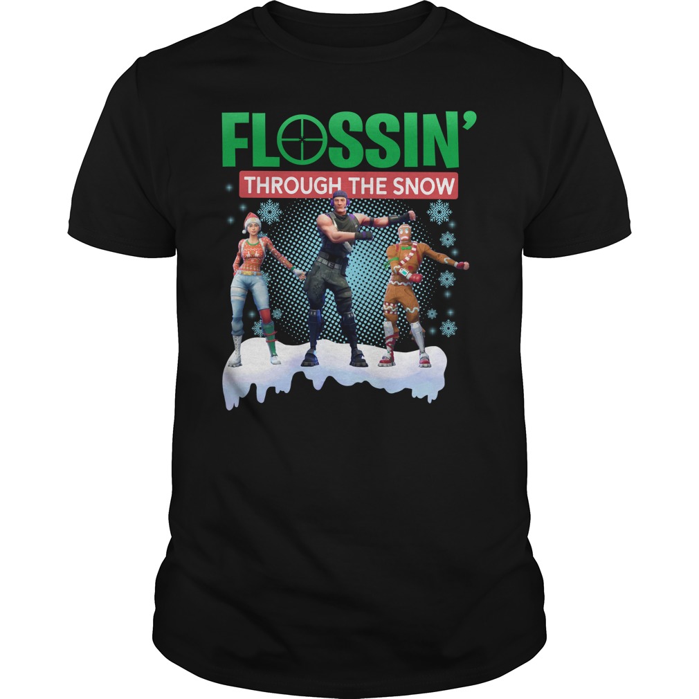 flossing through the snow shirt