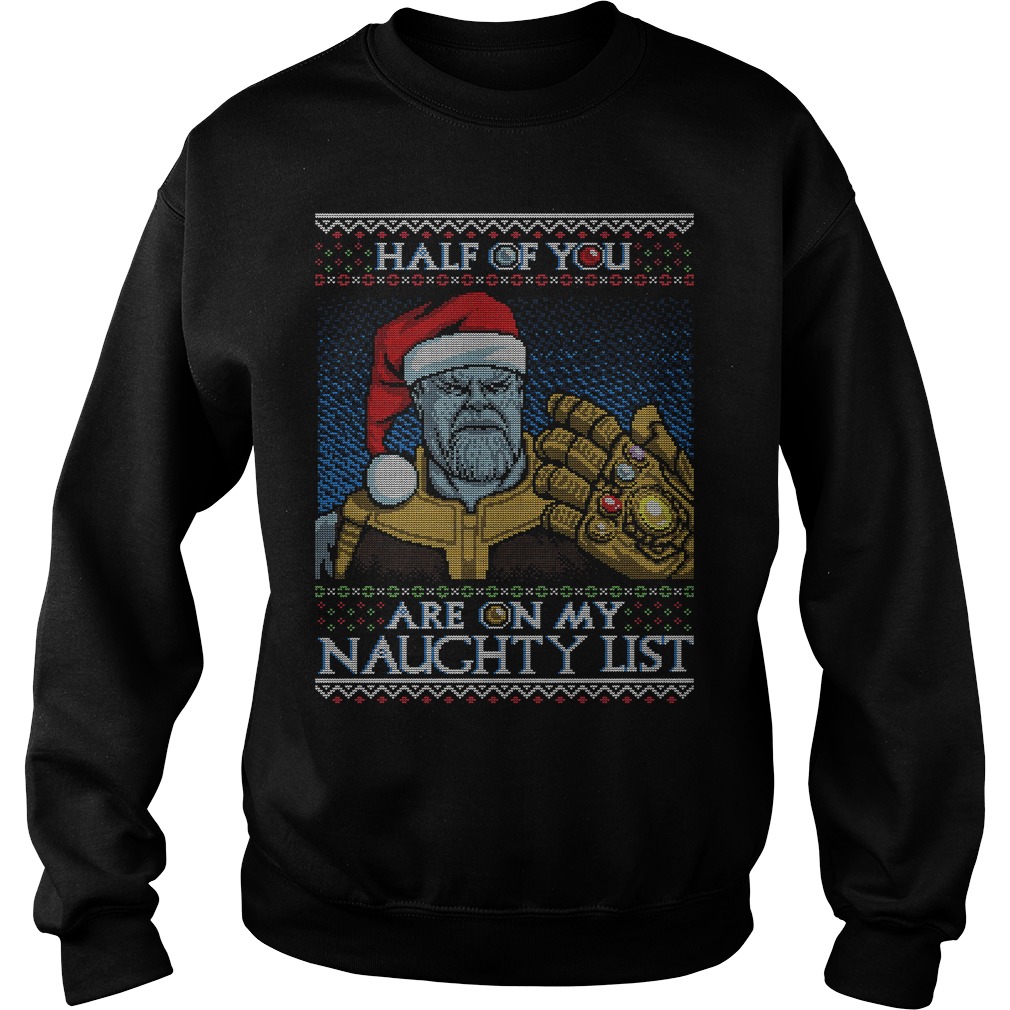 naughty list christmas jumper