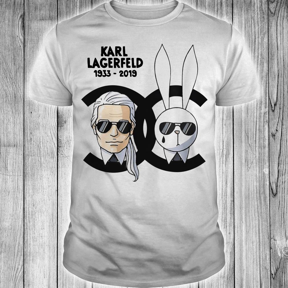 vlinder Diverse terugtrekken Karl Lagerfeld and rabbit Chanel shirt, hoodie, tank top ​​​​​​​and sweater