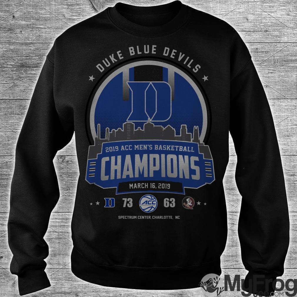 Duke 2019 acc hot sale championship t shirt