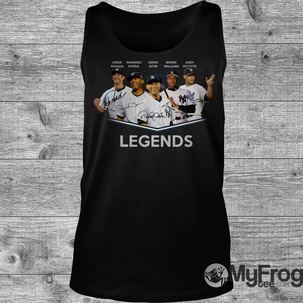 Official The Yankees Legend Mariano Rivera, Jorge Posada, Andy