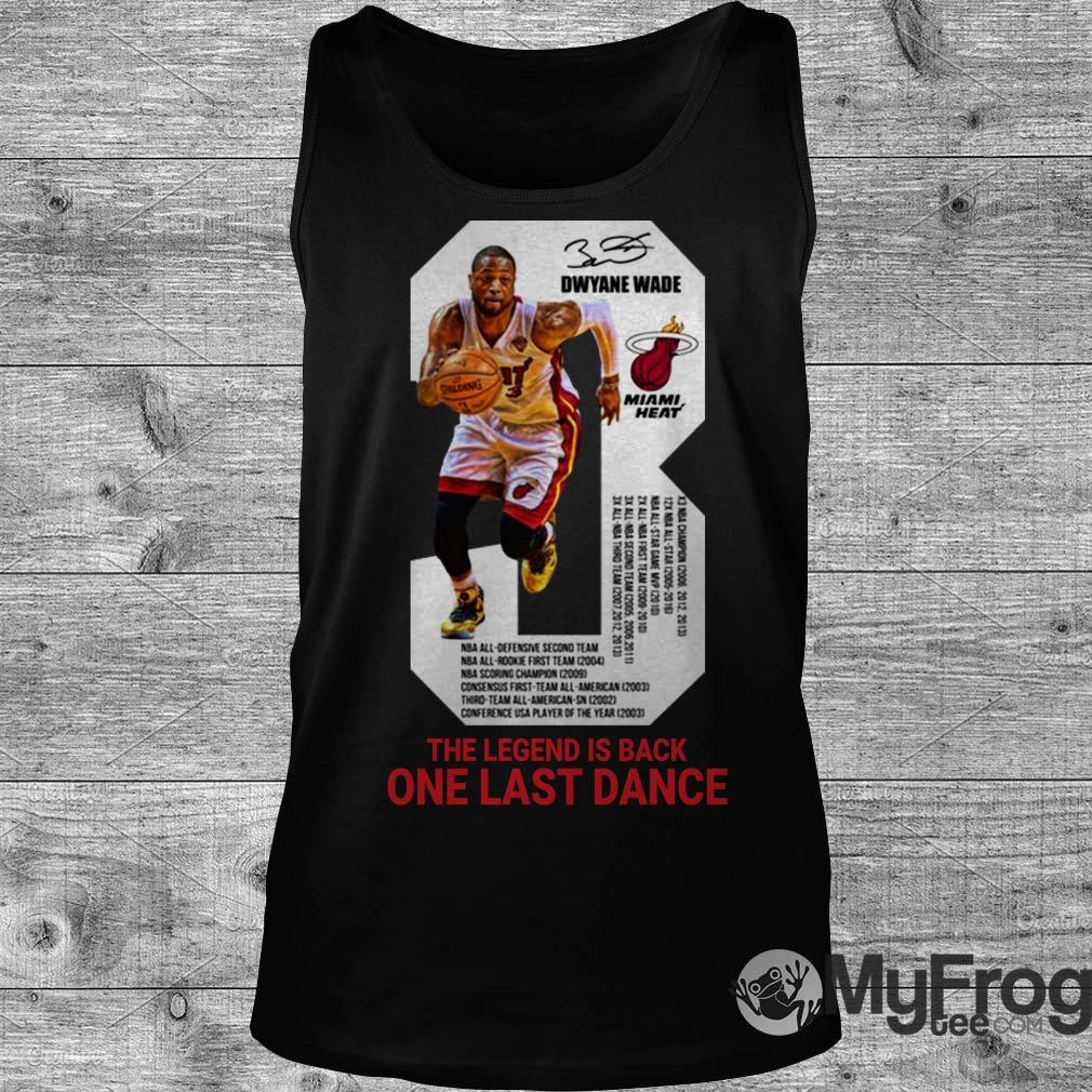 Dwyane wade sales last dance shirt