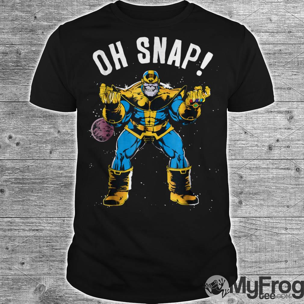 thanos snap shirt