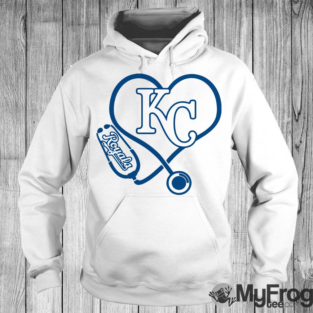 Nurse loves Kansas City Royals stethoscope shirt, hoodie, tank top and  sweater