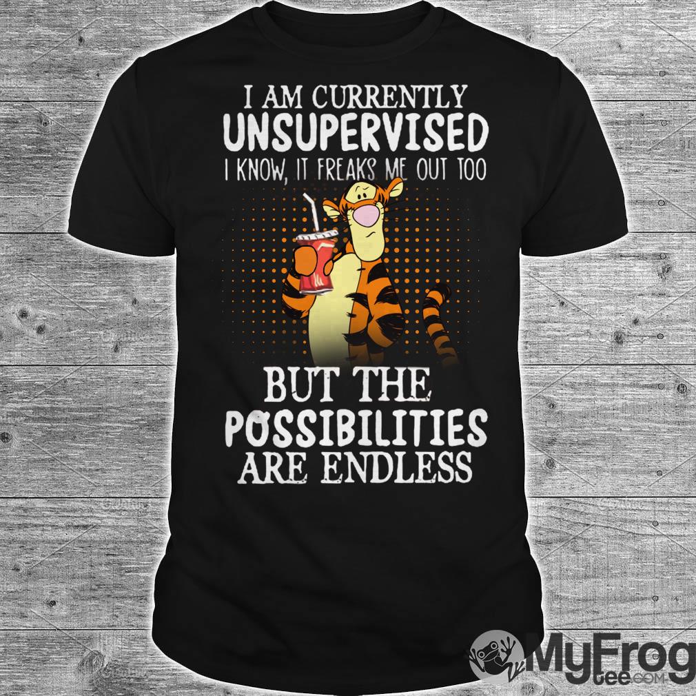 i am currently unsupervised shirt