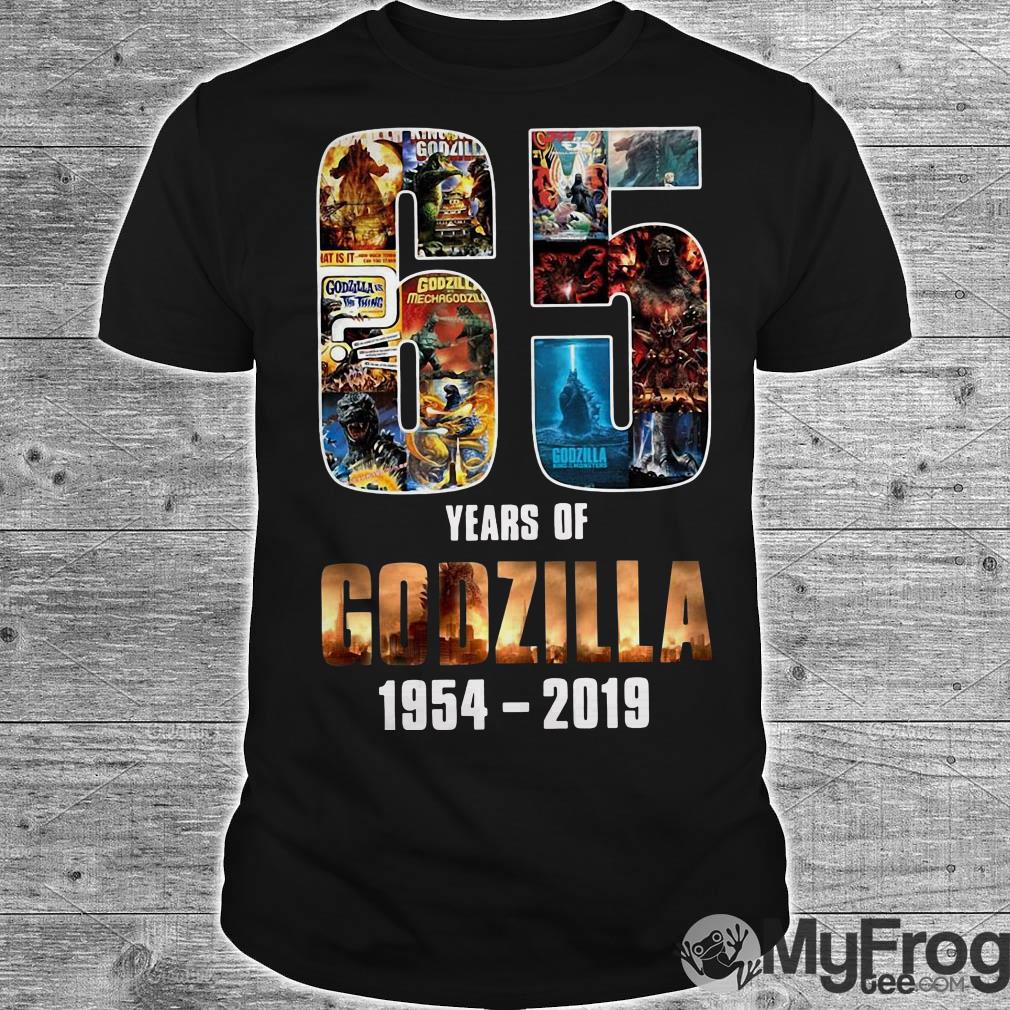 65th Years of Godzilla 1954-2019 For Memories shirt, hoodie, tank