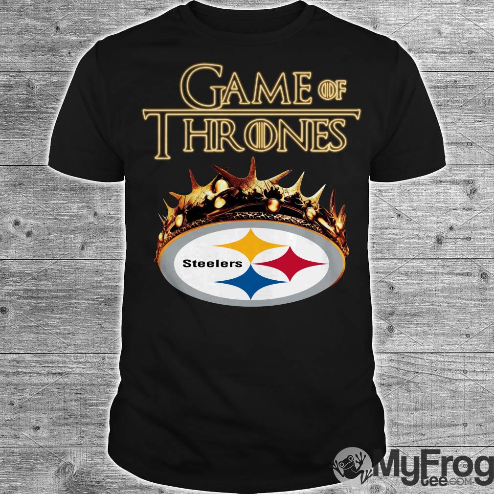 Game Of Thrones Crown Pittsburgh Steelers T-Shirt - TeeNavi