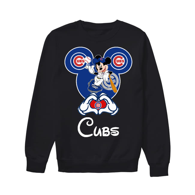 Mickey Mouse chicago cubs shirt, hoodie, tank top and sweater