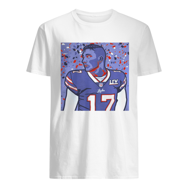 Josh Allen No17 Buffalo Bills Art shirt, hoodie, sweater and long sleeve