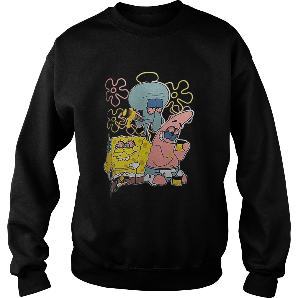 SpongeBob Patrick Star Squidward Tentacles shirt hoodie sweater