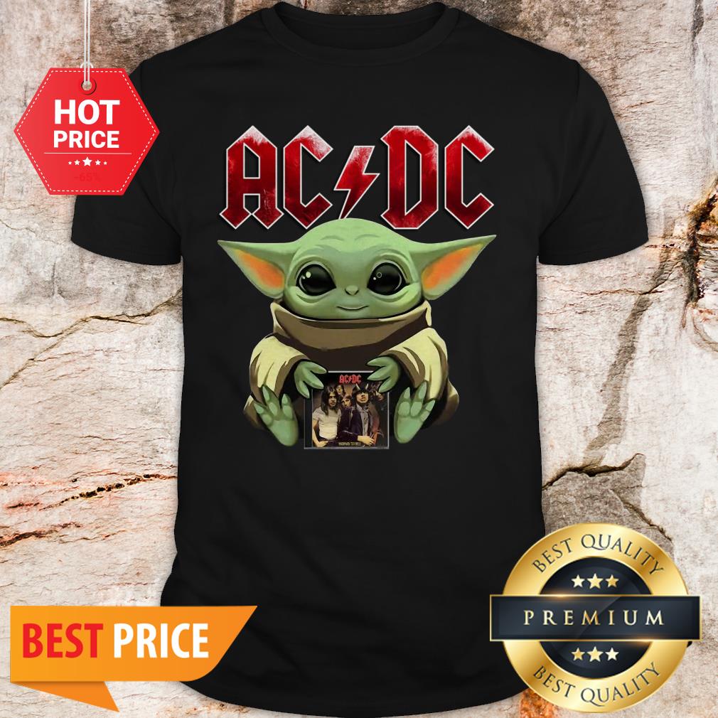 Official Baby Yoda Hug ACDC Wars Shirt, hoodie, sweater and long sleeve