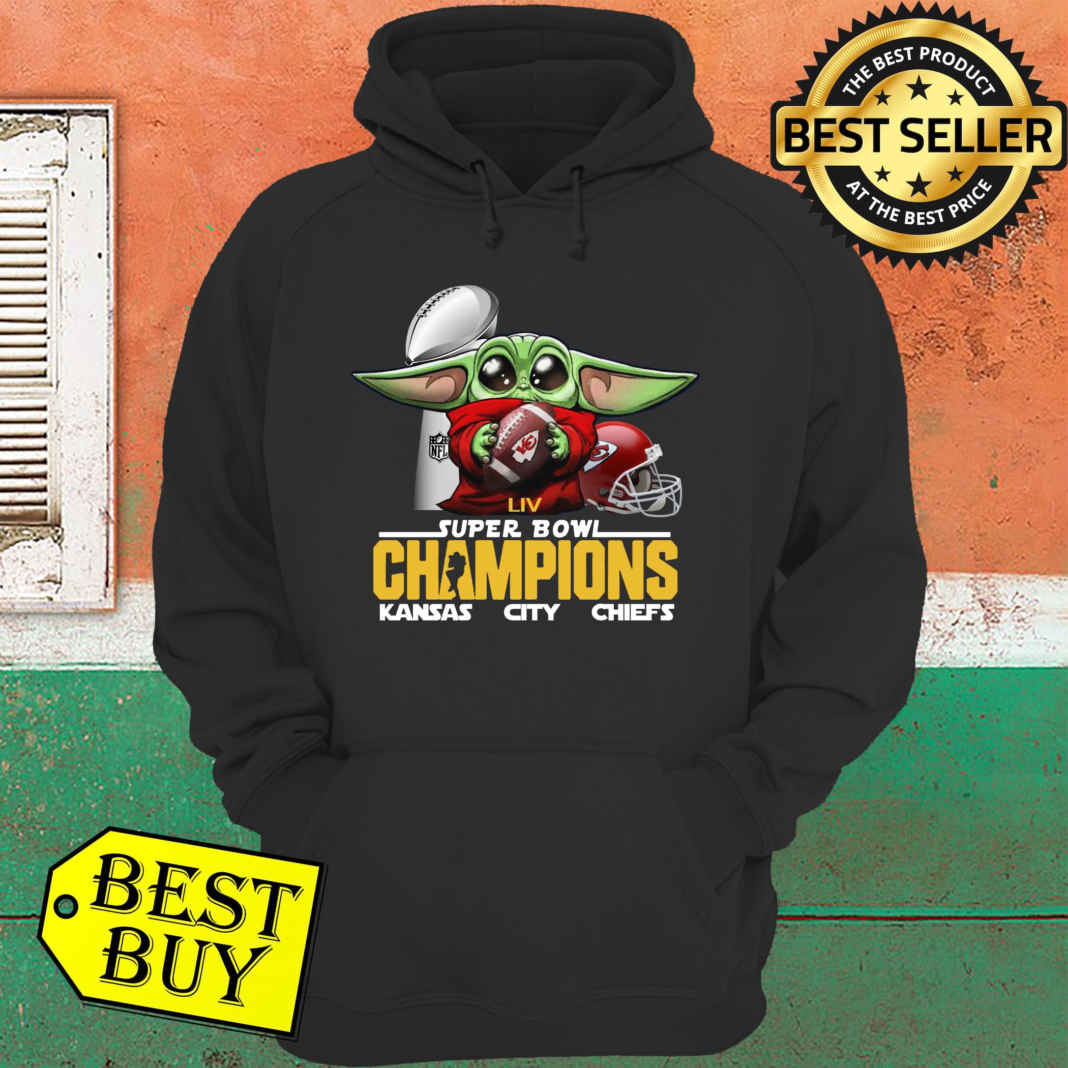 Baby Yoda Champion Kansas City Chiefs shirt, hoodie, sweater