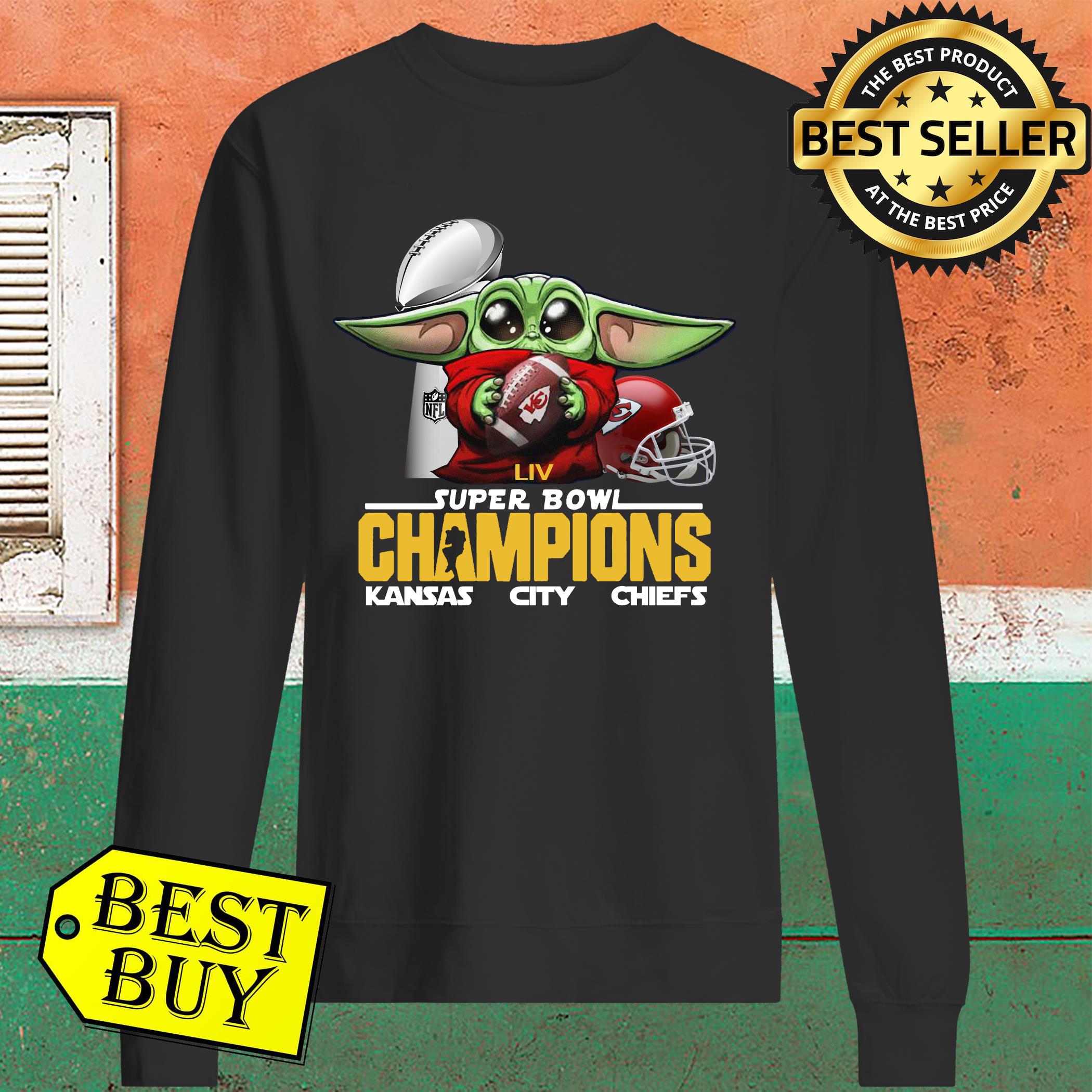 Baby Yoda Champion Kansas City Chiefs shirt, hoodie, sweater