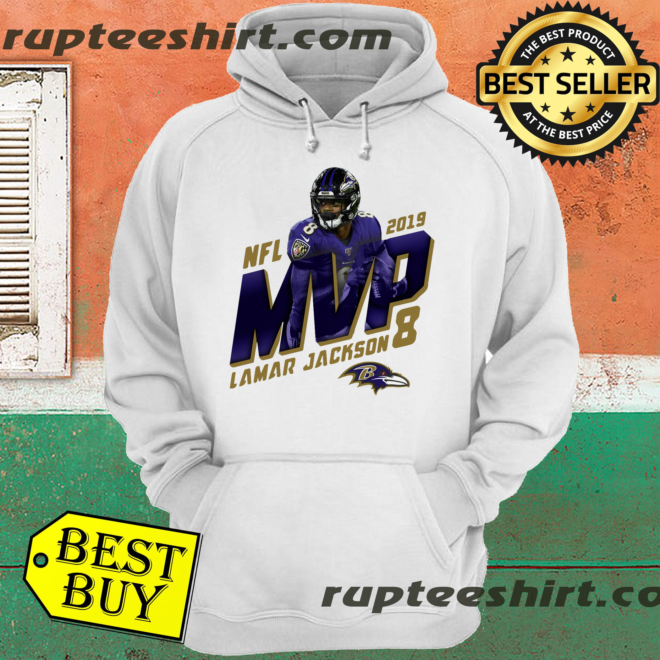 Baltimore Ravens Lamar Jackson 3 3D Hoodie