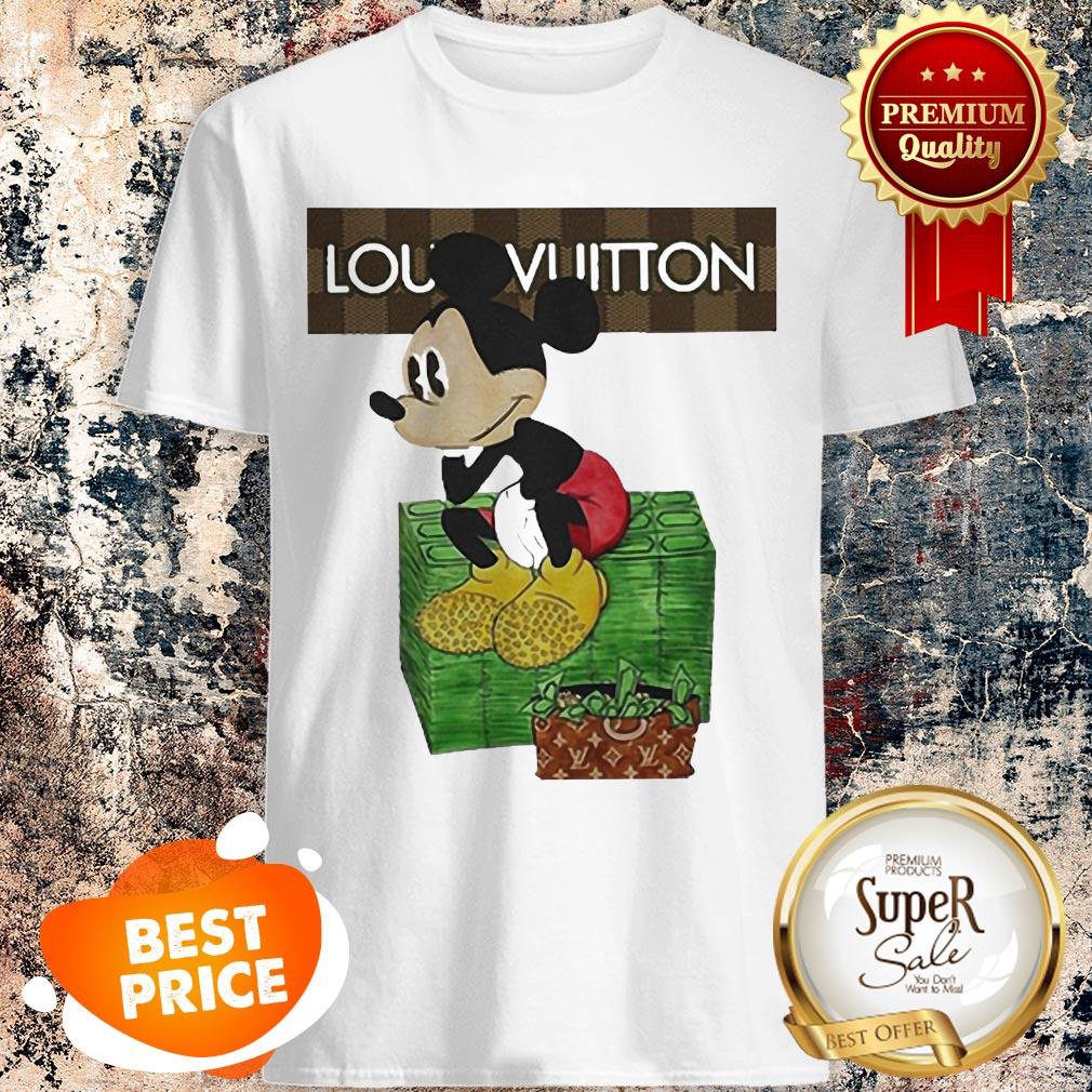 lv mickey mouse shirt
