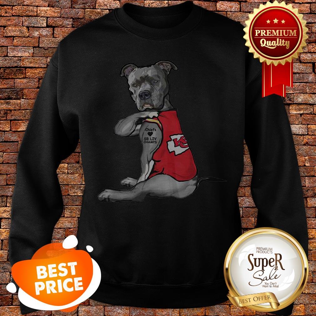 Nice Pitbull Tattoo Love Kansas City Chiefs Shirt, hoodie, sweater and long  sleeve