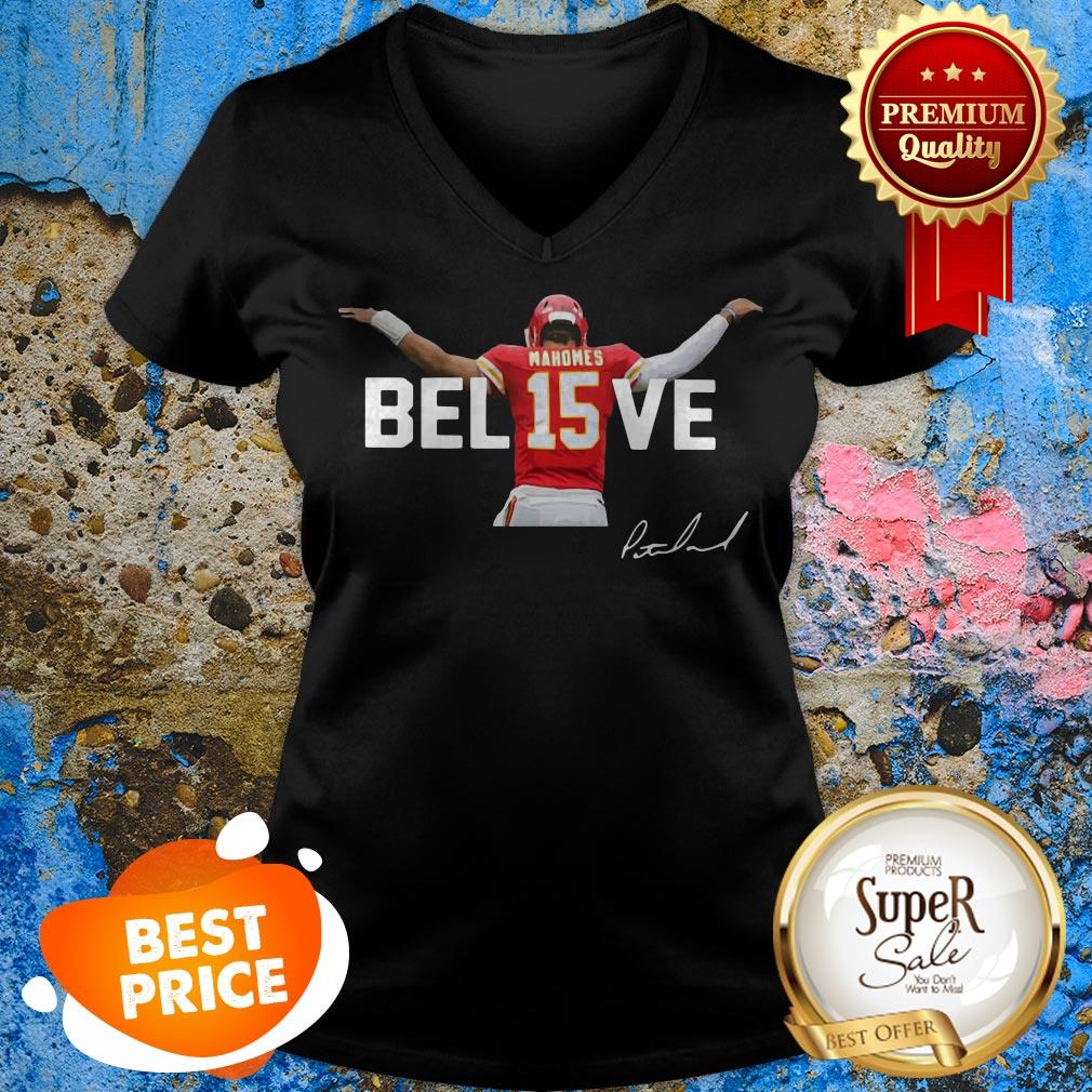 Patrick Mahomes 15 Believe Signature Kansas City Chiefs Shirt, hoodie,  sweater and long sleeve