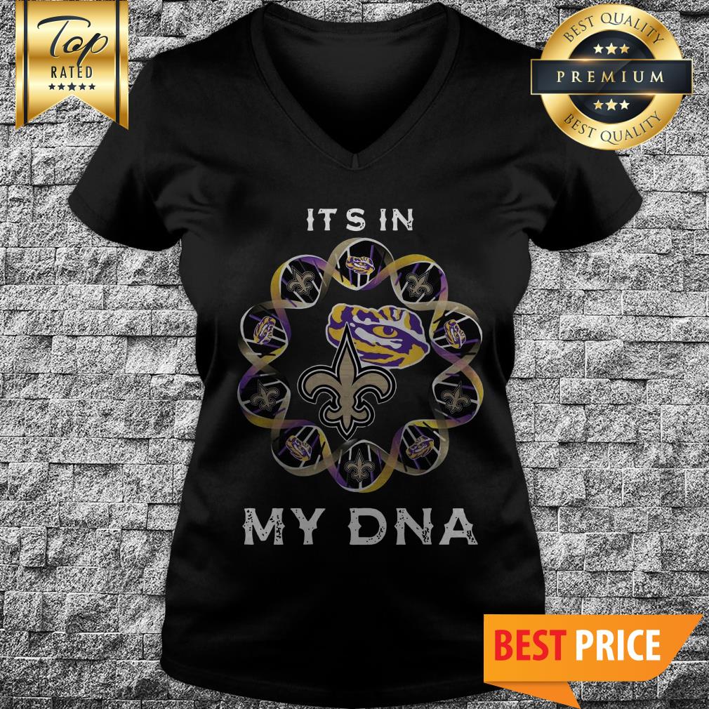 It's In My DNA Orleans Saints LSU Tiger Logo Shirt, hoodie, sweater and  long sleeve