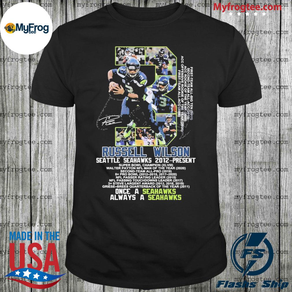 Russell wilson seattle seahawks shirt, hoodie, sweater, long sleeve and  tank top