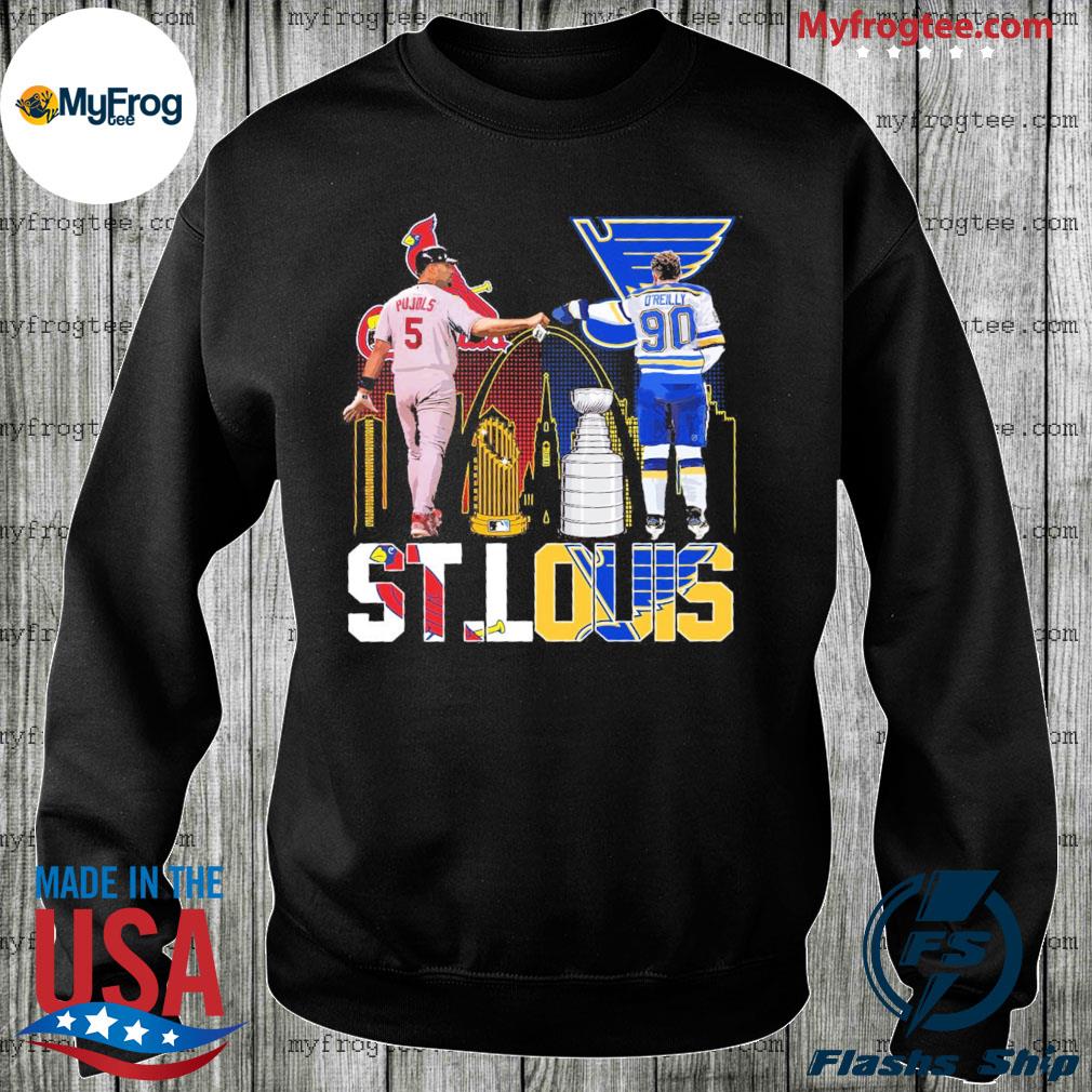 5 Pujols St Louis Cardinals And 90 O'reilly St.louis Blues Of St.louis  Sports Shirt, hoodie, sweater and long sleeve