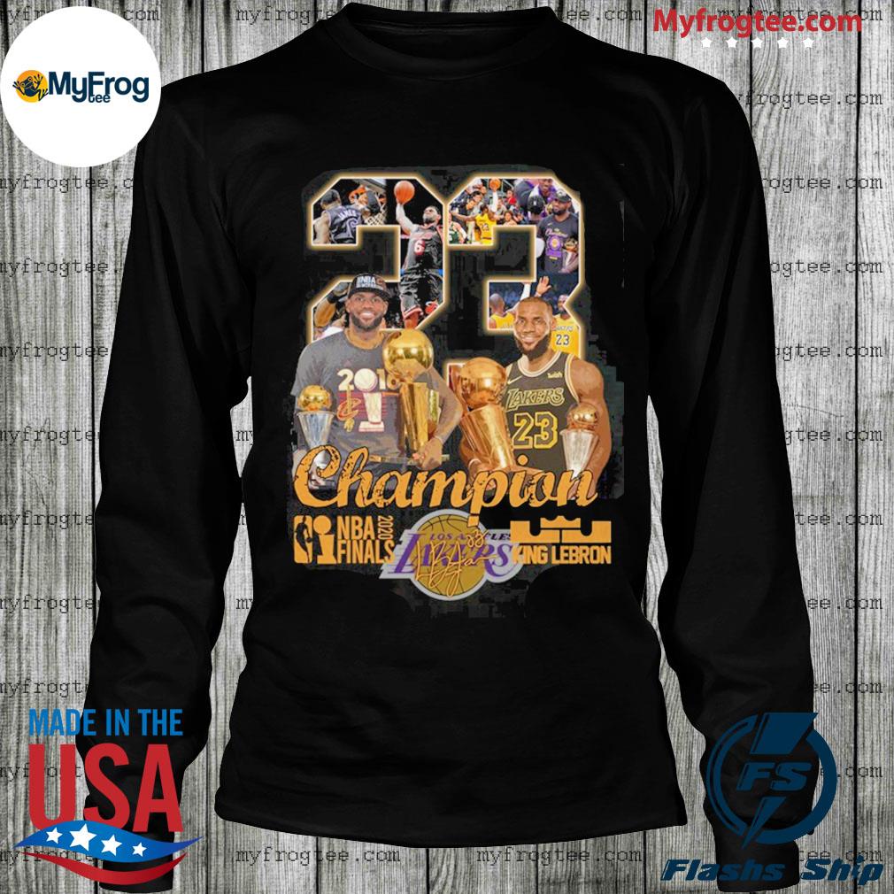 23 Lebron James Champions NBA Finals 2020 King Lebron shirt
