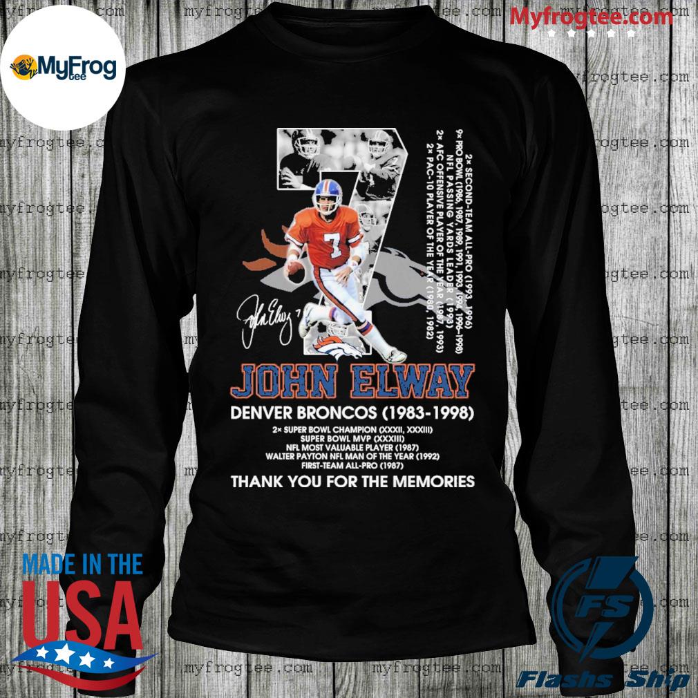 Denver Broncos John Elway Pro Player Shirt - High-Quality Printed