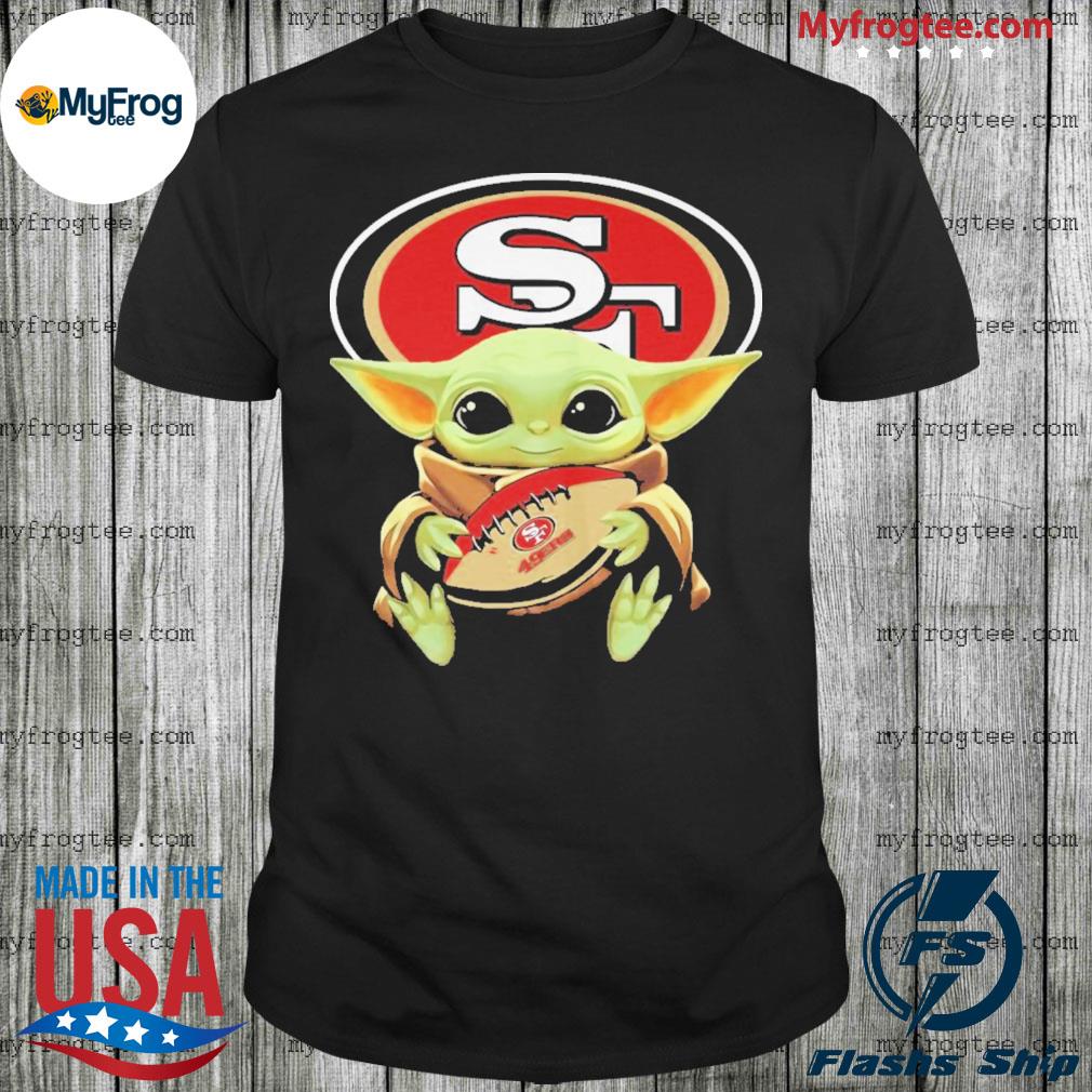 Baby Yoda hug San Francisco 49ers shirt, hoodie, sweater