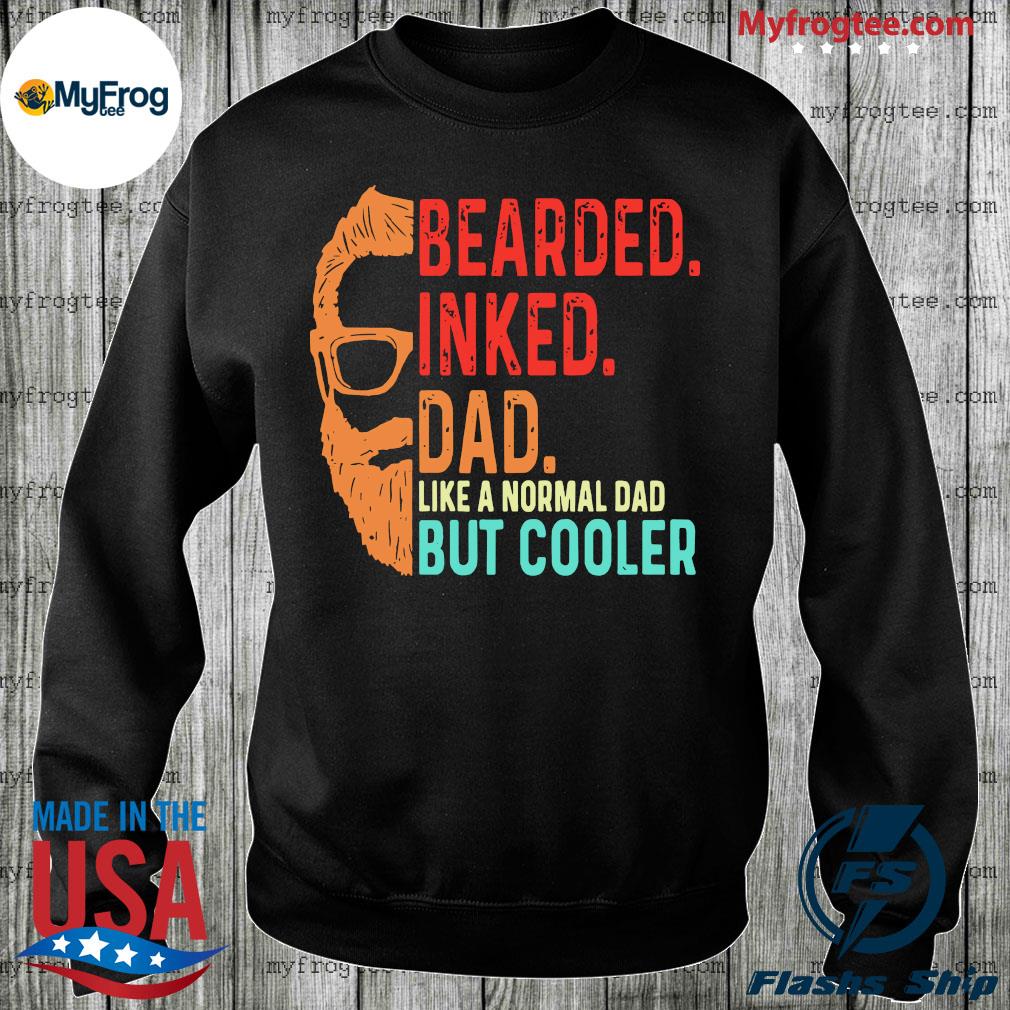 bearded inked dad t shirt