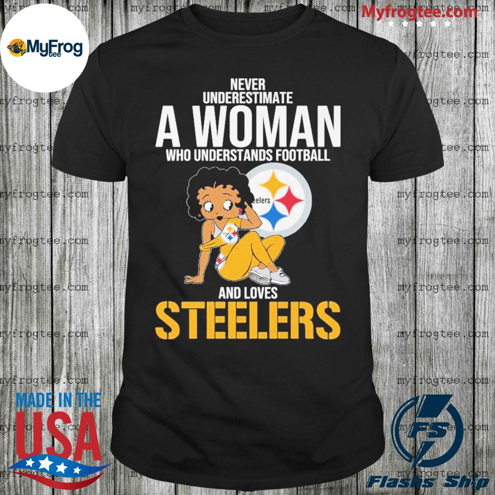 Pittsburgh Steelers Betty Boop Shirt - High-Quality Printed Brand