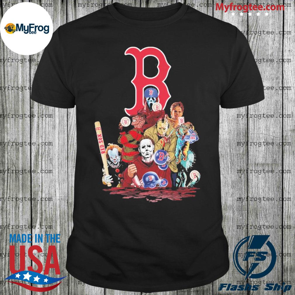 Horror Character Boston Red Sox Shirt - Huneni Store