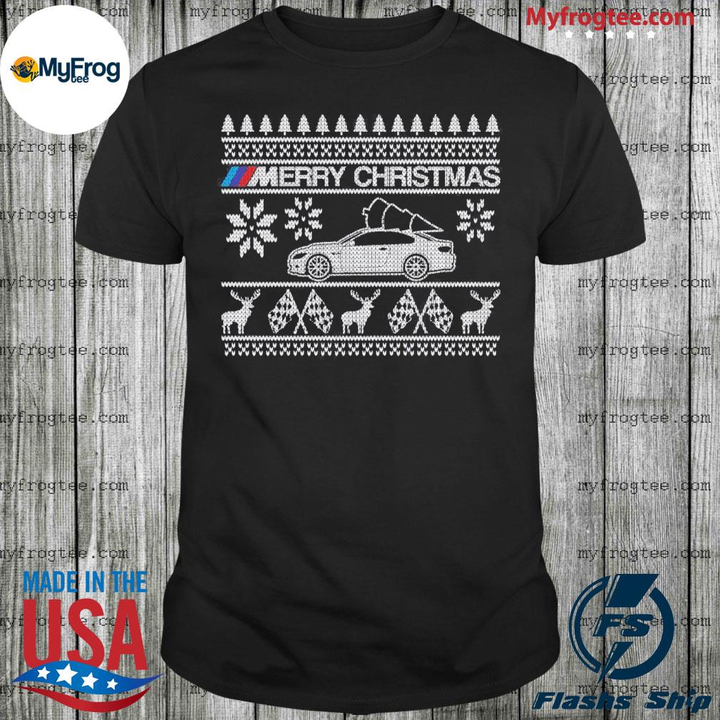 Car BMW M Merry ugly Christmas sweater hoodie sweater and long