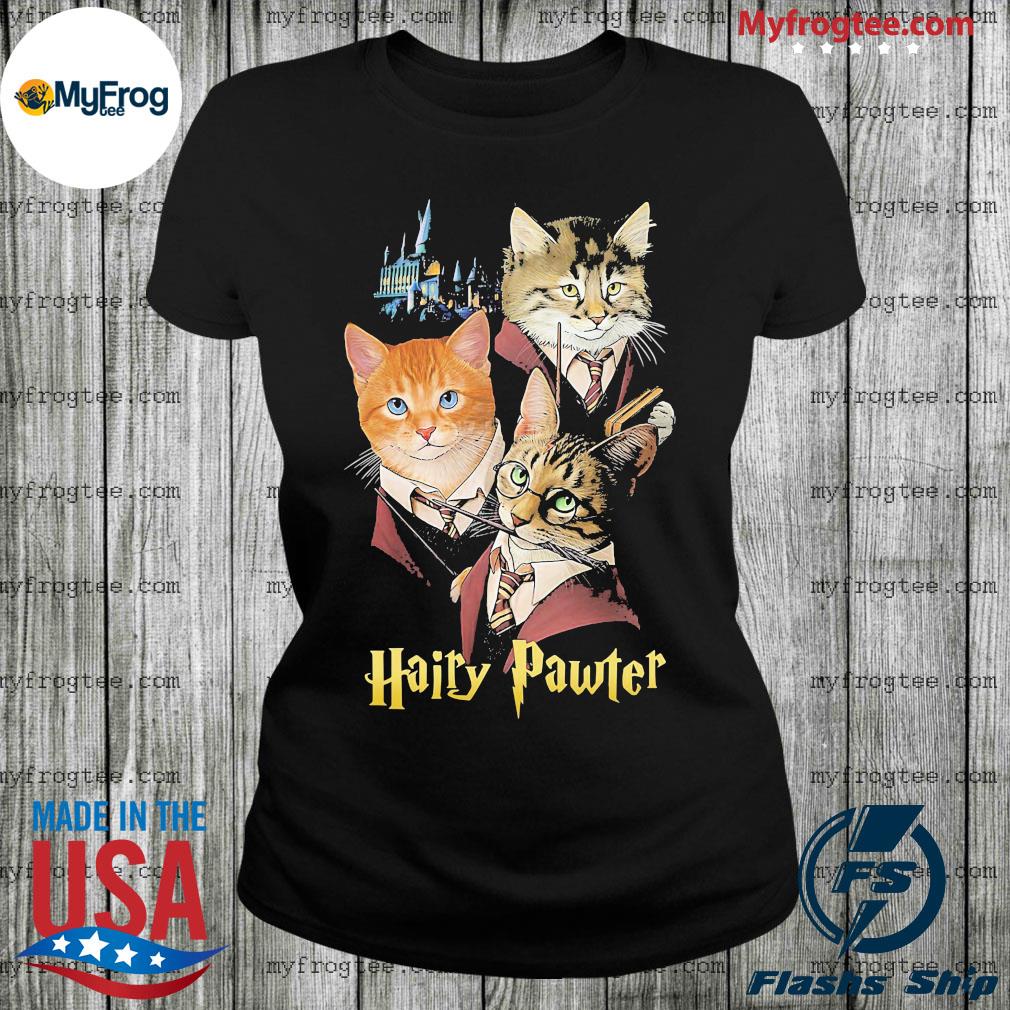 hairy pawter cat shirt