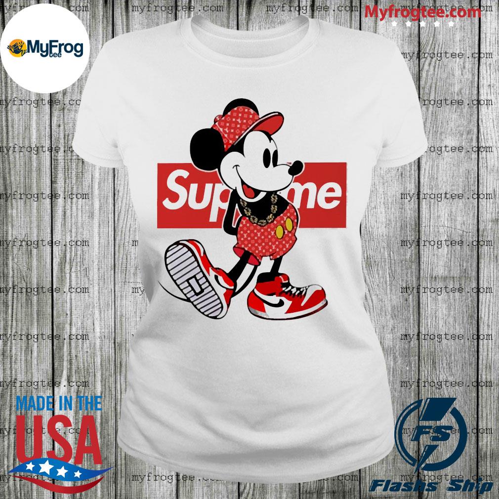 mickey mouse style supreme hypebeast hoodie, sweater and