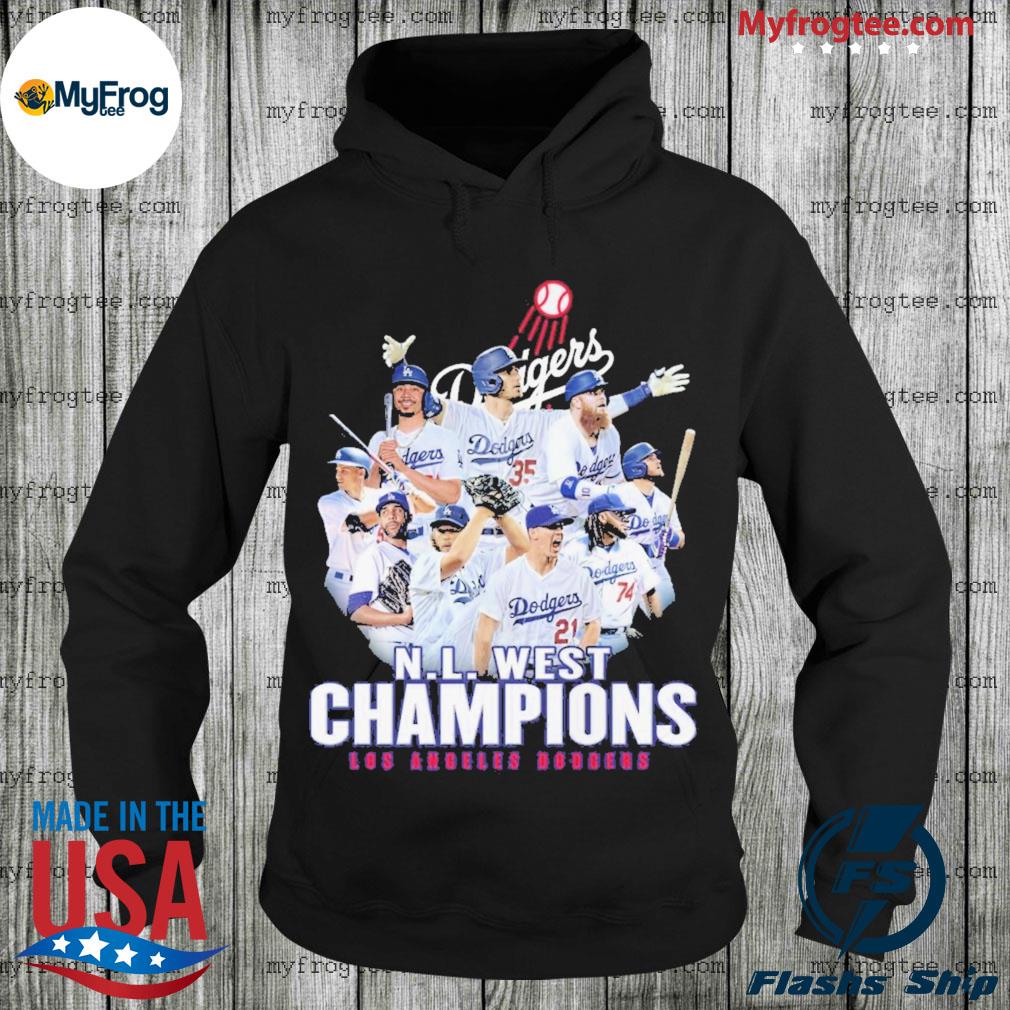 Dodgers N L west Champions Los Angeles Dodgers shirt, hoodie, sweater and  long sleeve