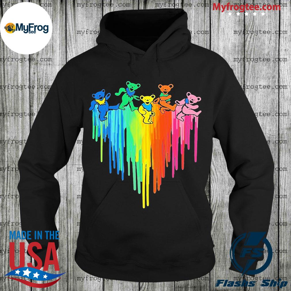 Grateful Dead Dancing Bear Hoodie Sweatshirt