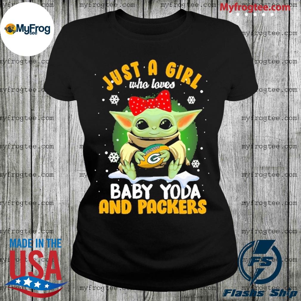 Just A Girl Who Lover Christmas And Love Green Bay Packers T-shirt