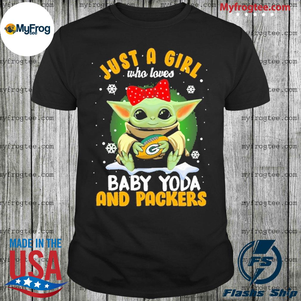 Just A Girl Who Lover Christmas And Love Green Bay Packers T-shirt