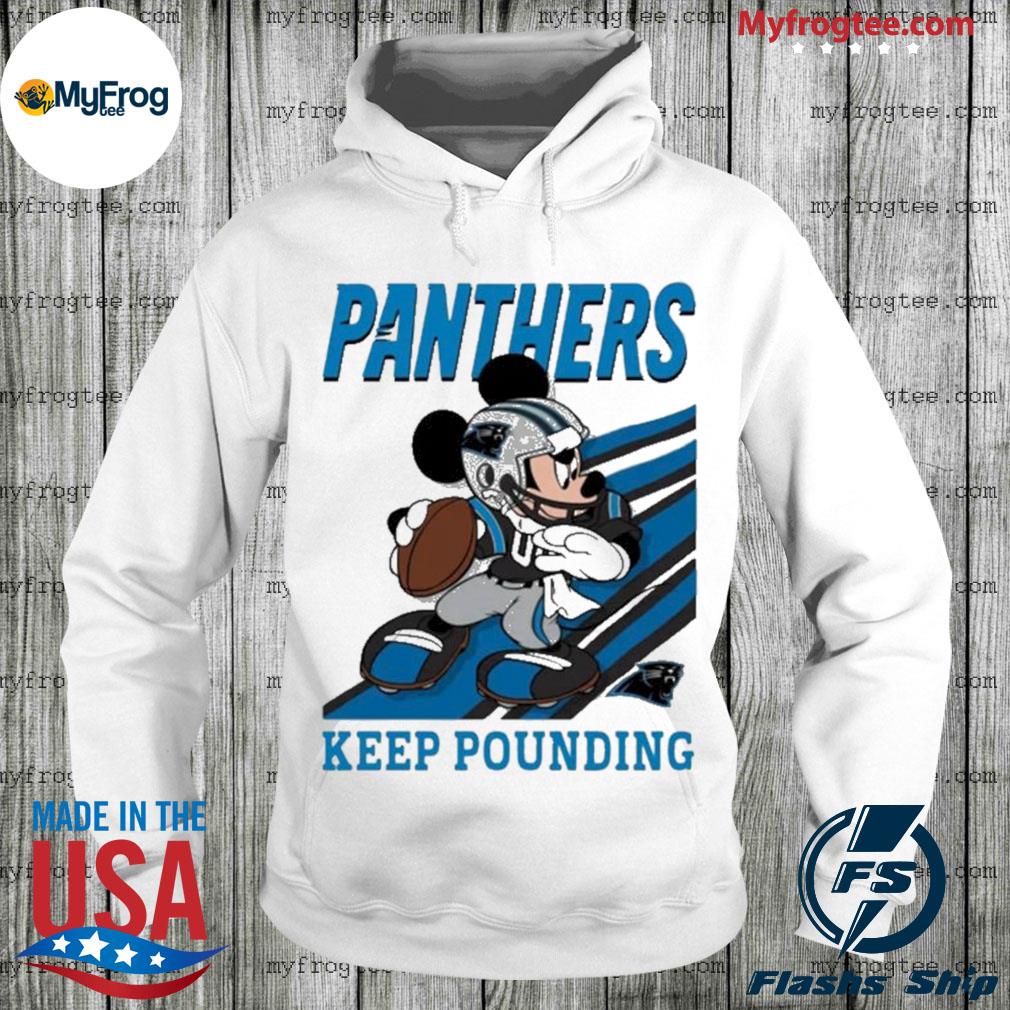 KEEP POUNDING MICKEY MOUSE NFL SHIRTS – CAROLINA PANTHERS, hoodie