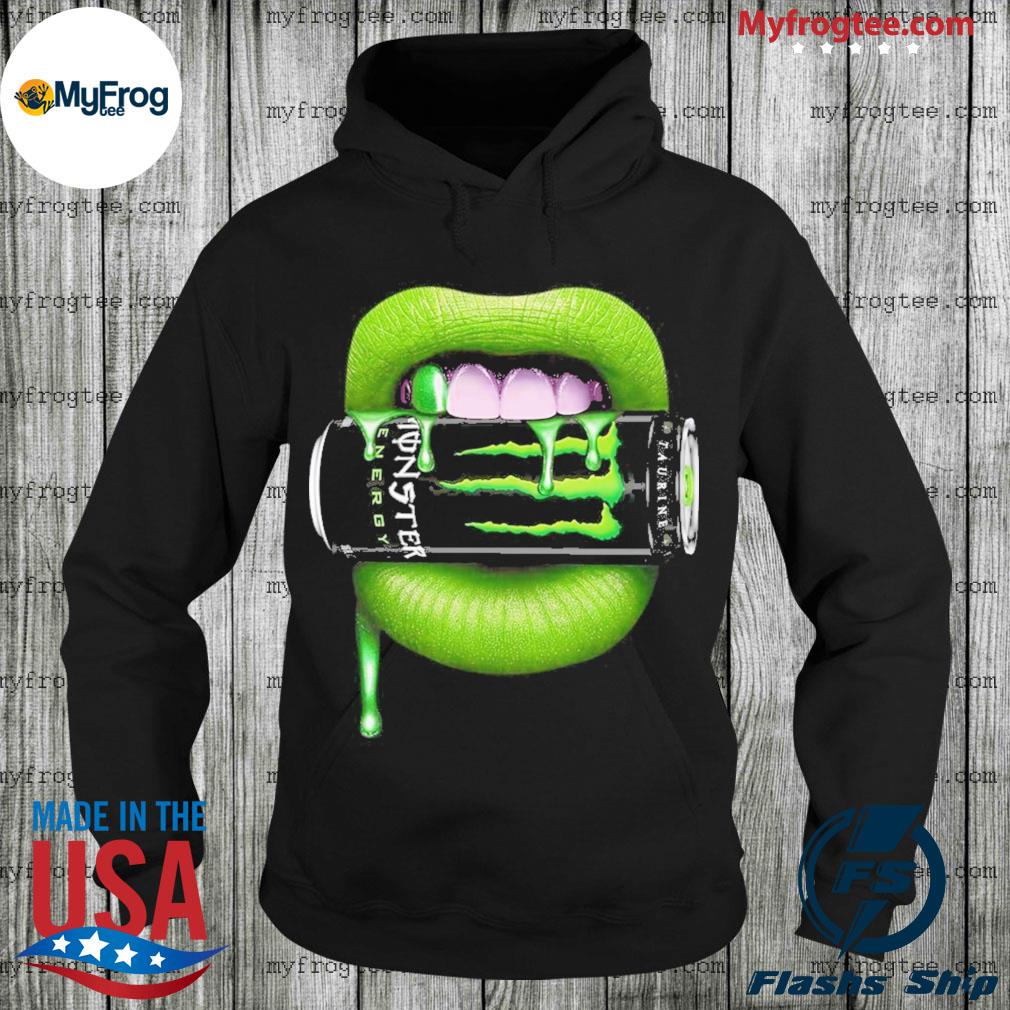 Lips Monster energy shirt, hoodie, sweater, long sleeve and tank top