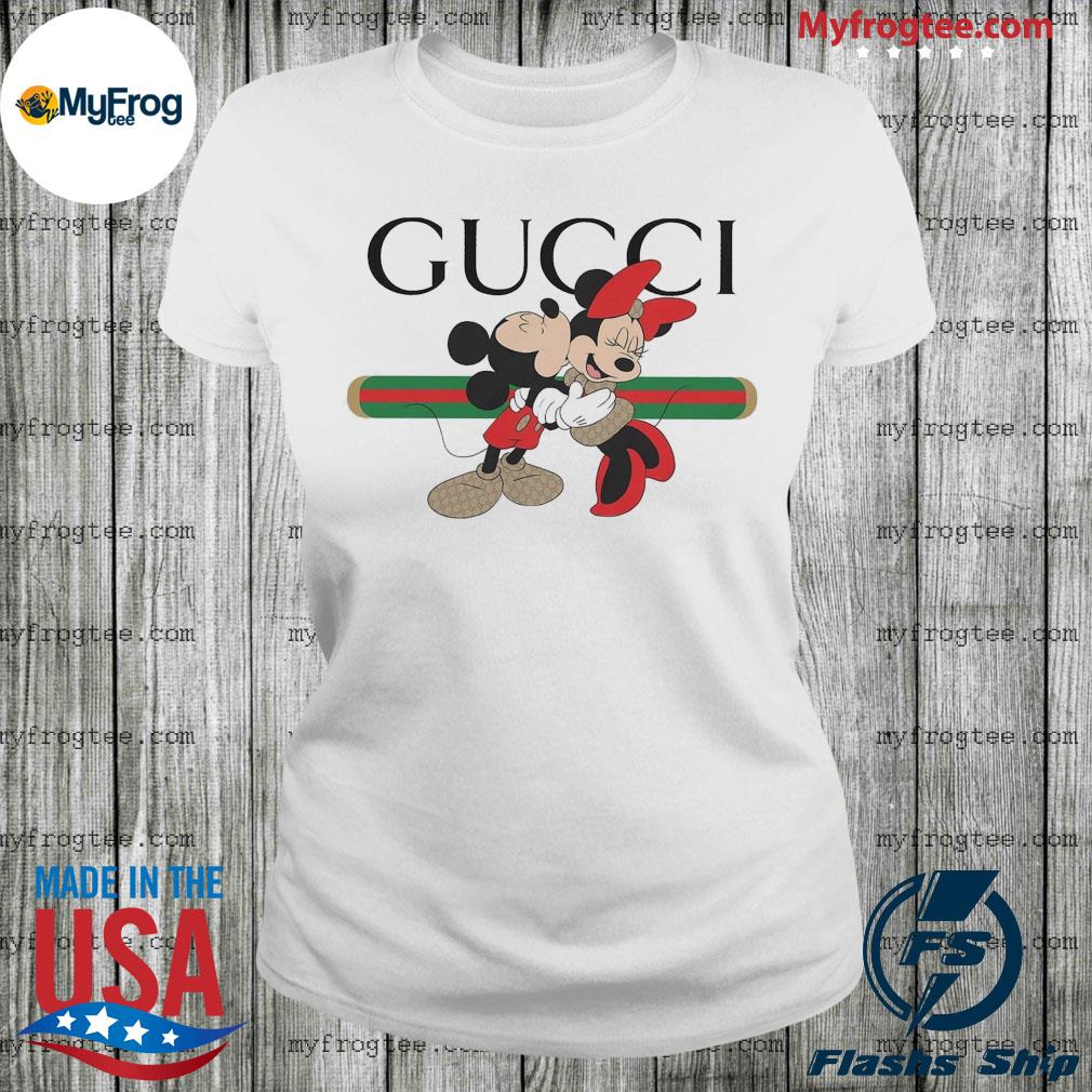Mickey Mouse And Minnie Mouse Gucci Logo T Shirts, Hoodies