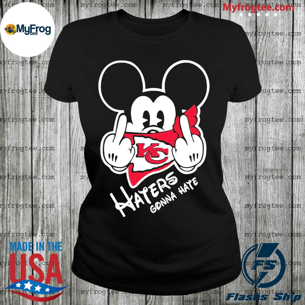 Mickey Mouse fuck Chiefs haters gonna hate shirt, hoodie, sweater