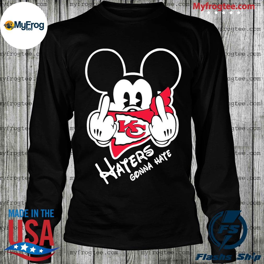 Mickey Mouse fuck Chiefs haters gonna hate shirt, hoodie, sweater