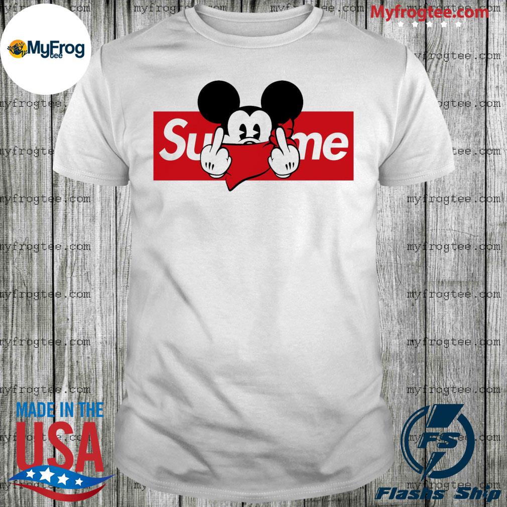 Mickey Mouse fuck Supreme shirt, hoodie, sweater and long sleeve