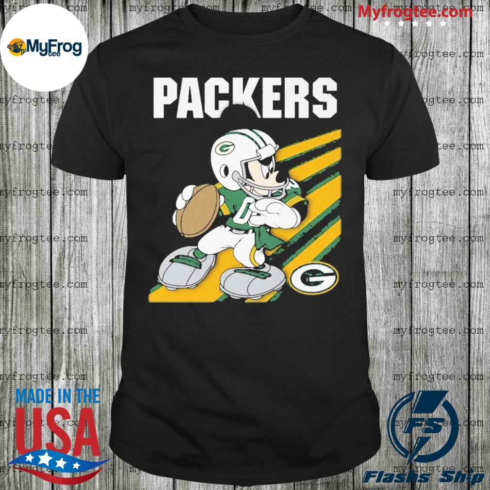 Mickey Mouse playing Rugby Green Bay Packers 2021 shirt, hoodie, sweater  and long sleeve