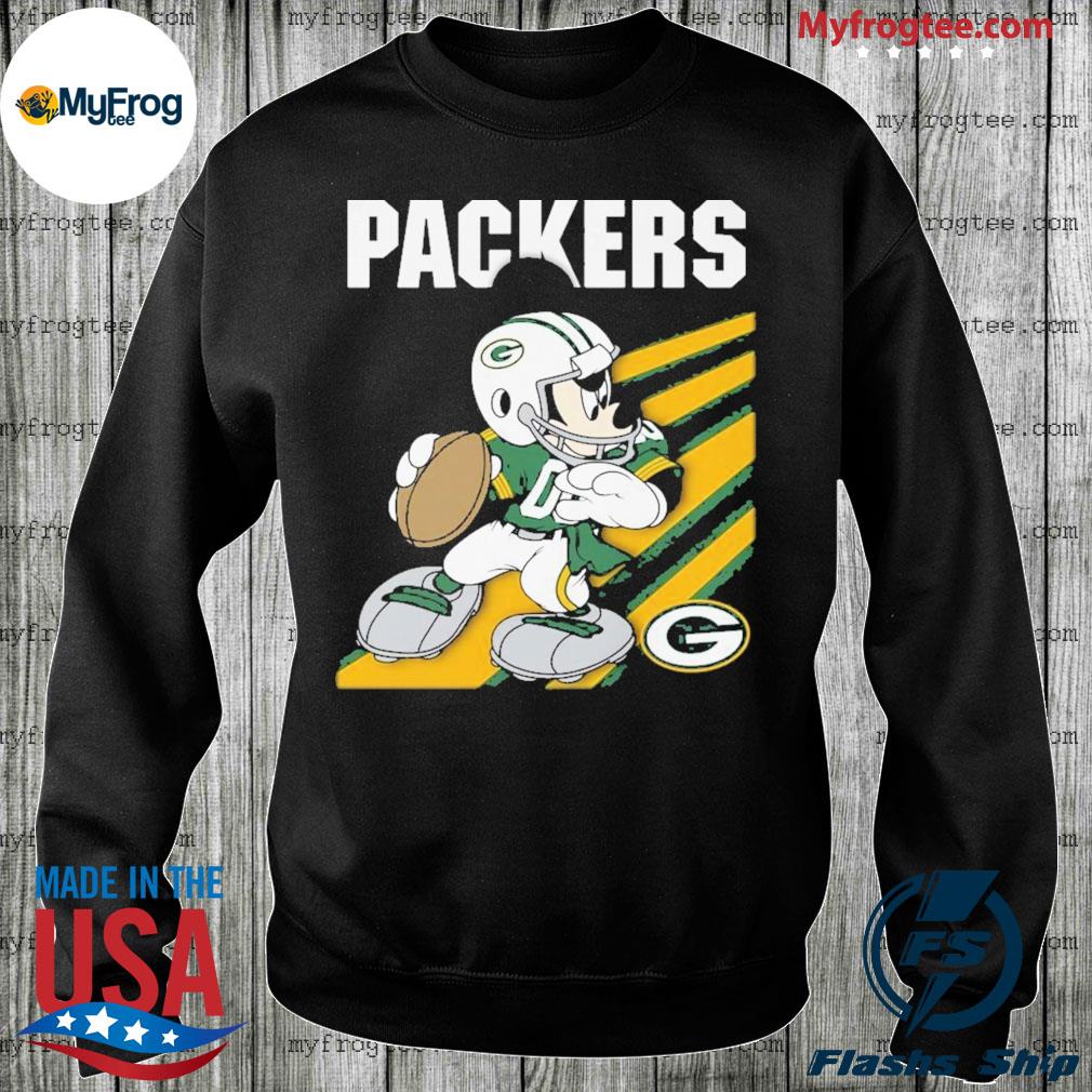 Mickey Mouse playing Rugby Green Bay Packers 2021 shirt, hoodie, sweater  and long sleeve